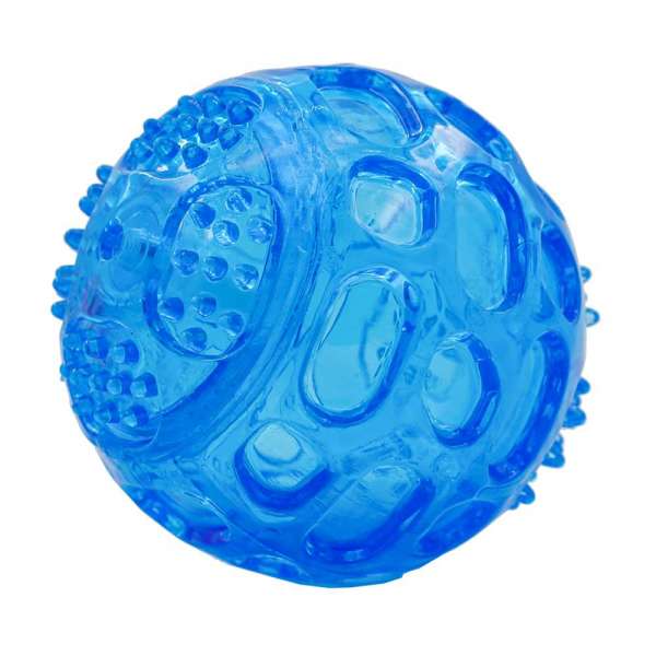 Durable Rubber Dog Toy Chew Toys Ball Interactive Squeak Training Playing Pet Toy Rubber Ball Toys